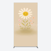 Lofaris Sweet Flower Butterfly Happy Birthday Rectangle Backdrop